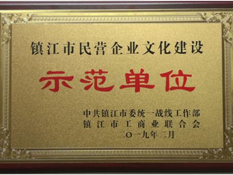 南宫28NG相信品牌力量电气集团被认定为全市首批“镇江市民营企业文化建设示范单位”